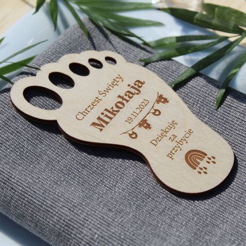 MAGNES STÓPKA podziękowania dla gości na Chrzest