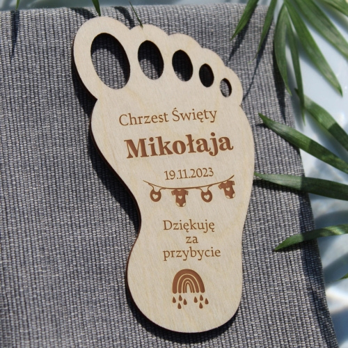MAGNES STÓPKA podziękowania dla gości na Chrzest