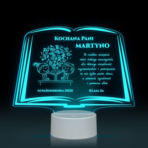 STATUETKA LED KSIĘGA super pomysł na prezent dla nauczyciela