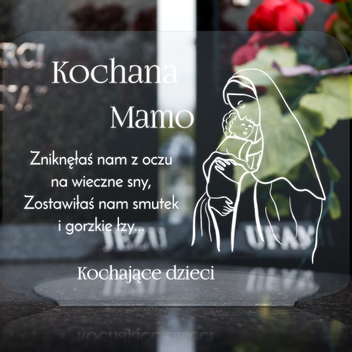 Podstawka na grób duża WSZYSTKICH ŚWIĘTYCH grawer