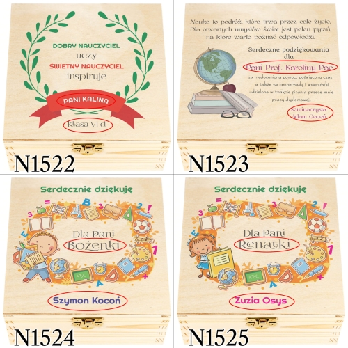 PUDEŁKO PREZENTOWE ZESTAW upominkowy dla nauczyciela