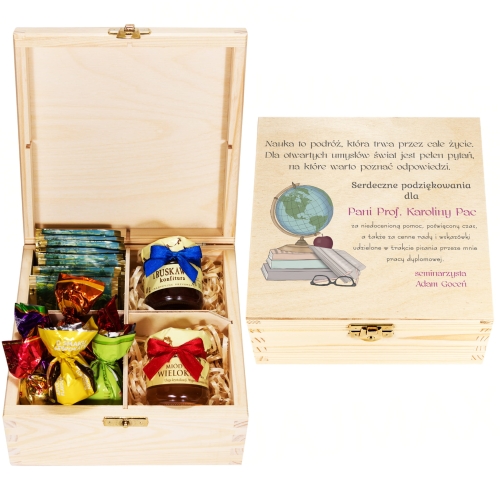 PUDEŁKO PREZENTOWE ZESTAW upominkowy dla nauczyciela