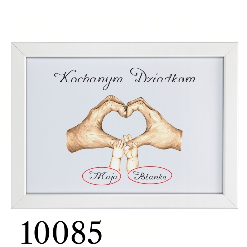 PIĘKNA RAMKA A4 dla babci i dziadka pomysł na prezent od wnuków