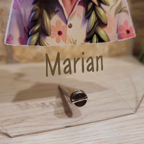 SUPER POMYSŁ NA PREZENT DLA DZIADKA obraz na szkle imię dziadka