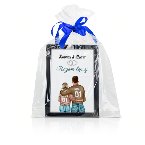 PLAKAT DLA ZAKOCHANYCH romantyczny prezent dla Niej dla Niego