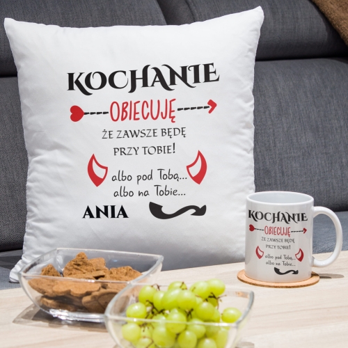 ZESTAW PREZENTOWY NA WALENTYNKI dla żony dla męża ZABAWNY NADRUK