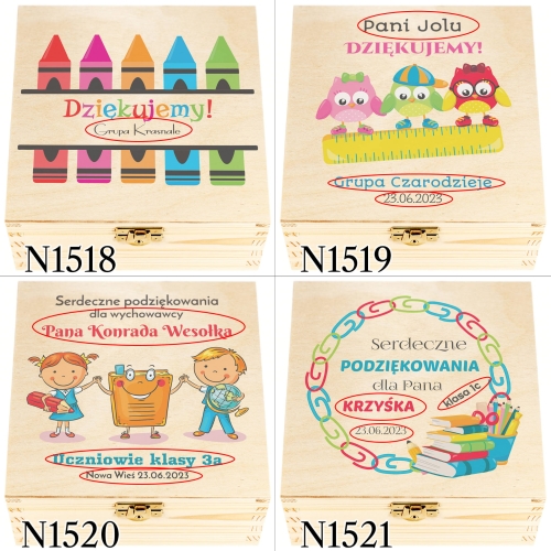 HERBACIARKA Z MEDALEM dla nauczyciela nauczycielki nadruk