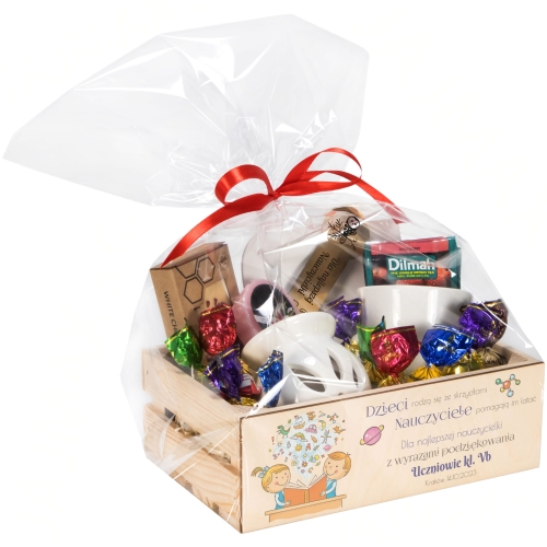 SKRZYNKA ZESTAW zakładka prezent dla nauczyciela
