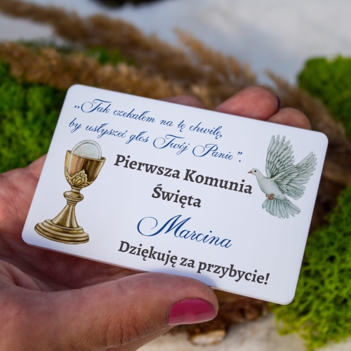 PODZIĘKOWANIA DLA GOŚCI KOMUNIA magnes na lodówkę