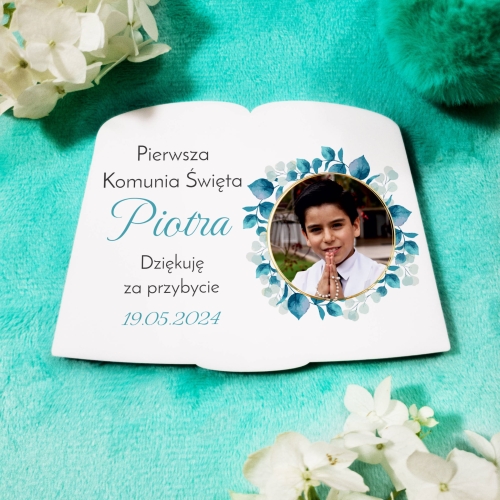 PODZIĘKOWANIA DLA GOŚCI KOMUNIJNYCH magnesy ze zdjęciem nadruk