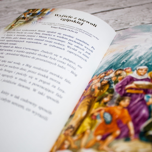 PAMIĄTKA PIERWSZA KOMUNIA ŚWIĘTA Biblia prezent od Chrzestnych