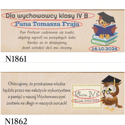 ZESTAW PREZENTOWY prezent dla wychowawcy od klasy