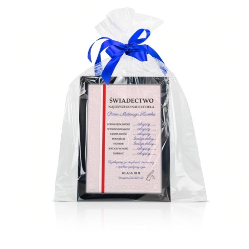 ŚWIADECTWO DLA NAUCZYCIELA prezent zakończenie LICEUM