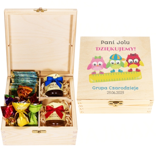 SŁODKIE PUDEŁKO PODZIĘKOWANIE OD PRZEDSZKOLAKÓW na zakończenie