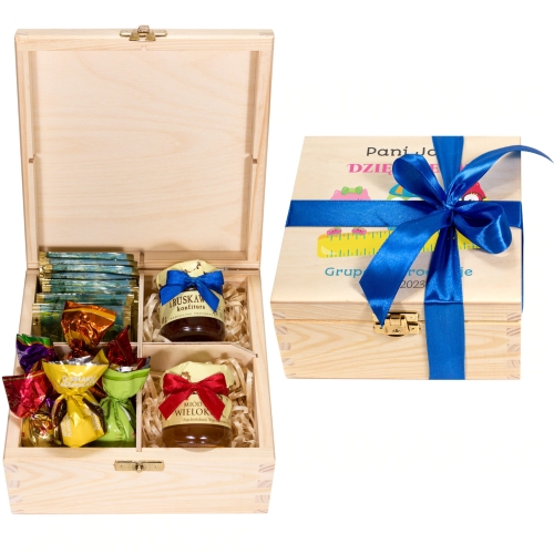 SŁODKIE PUDEŁKO PODZIĘKOWANIE OD PRZEDSZKOLAKÓW na zakończenie
