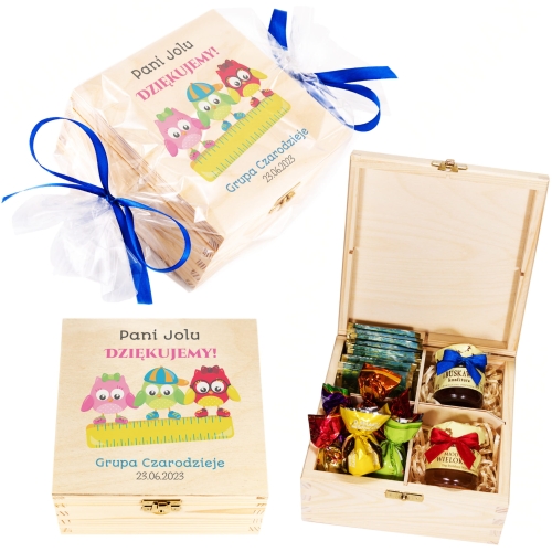 SŁODKIE PUDEŁKO PODZIĘKOWANIE OD PRZEDSZKOLAKÓW na zakończenie
