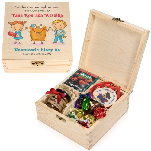 BOX UPOMINKOWY DLA WYCHOWAWCY prezent na zakończenie roku