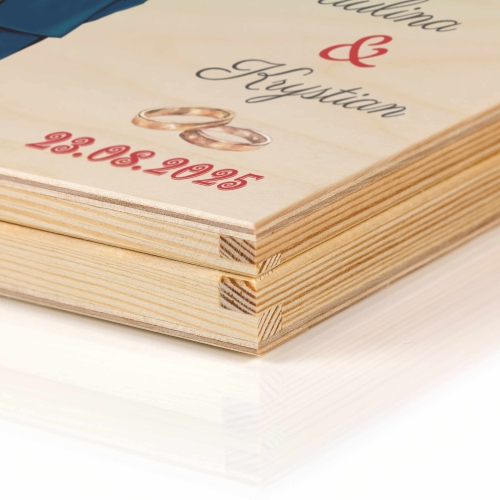 PIĘKNA PAMIĄTKA ŚLUBNA pudełko z życzeniami na gotówkę nadruk