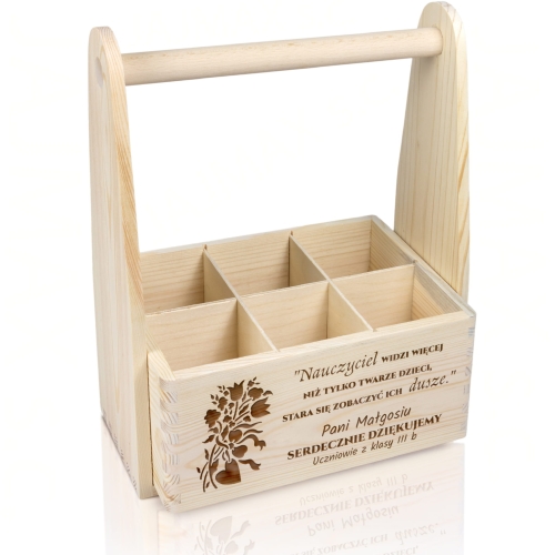 Nosidło na kwiaty PREZENT DLA WYCHOWAWCZYNI nauczycielki grawer